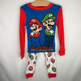 Size 4: Super Mario Red Blue 2pc PJs