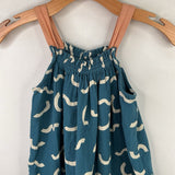 Size 7: Open Edit Blue White Patterned Tank Dress
