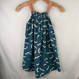 Size 7: Open Edit Blue White Patterned Tank Dress