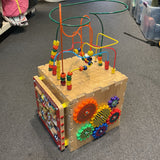 Wooden Activity Cube
