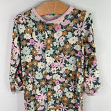 Size 3-6m: Magnetic Me Pink/Multi Floral 1pc Footy Pj