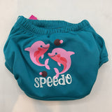 Size S: Speedo Blue Swim Diaper