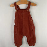 Size 1-3m: Zara Red Corduroy Overalls