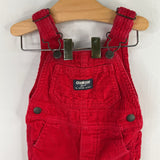 Size 3m: Oshkosh Red Corduroy Overalls