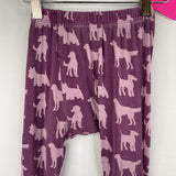 Size 2: Kate Quinn Purple Puppies Leggings