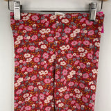 Size 6-7: Mini Boden Red Colorful Floral Leggings