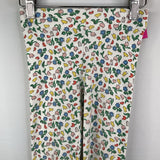 Size 3-4: Baby Boden White Colorful Floral Leggings