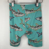 Size 7: Tea blue Sharks 2pc Shorty PJs