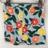Size 5 (110): Hanna Andersson Blue Colorful Citrus 2pc Shorty PJs