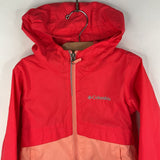 Size 4-5: Columbia Orange Pink Zip-Up Rain Coat