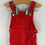 Size 6-12m (70): Hanna Andersson Orange Corduroy Overalls
