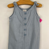 Size 3-6m (60): Hanna Andersson Denim Button-Up Tank Romper