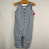 Size 3-6m (60): Hanna Andersson Denim Button-Up Tank Romper
