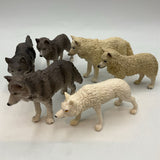 Schleich 6pc Wolf Figurines