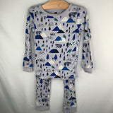 Size 5: Tea Blue Forest/Mountain 2pc PJs