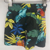 Size 4: RJC Black/Multi Hawaiian 2pc Shirt/Shorts Set