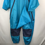 Size 3: Tuffo Blue Zip-Up Rain Suit