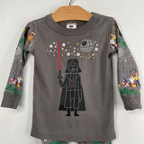 Size 18-24m (80): Hanna Andersson Grey/Multi Star Wars Holiday 2pc PJs