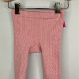 Size 12-24m: Little Stocking Co. Pink Cable Knit Tights