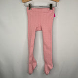 Size 12-24m: Little Stocking Co. Pink Cable Knit Tights