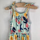 Size 6: Tea Collection Blue/Multi Floral Tank Dress