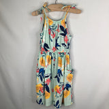 Size 6: Tea Collection Blue/Multi Floral Tank Dress