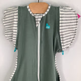 Size L (19-24lbs): Love to Dream White/Green/Grey Swaddle Sleep Sack