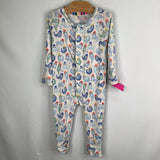 Size 3-6m: Magnetic Me White/Multi Walrus 1pc Pj