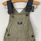 Size 3: OshKosh Tan/Blue Shoralls