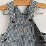 Size 6m: Carhartt Blue/White Pin Stripe Denim Shortalls