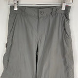 Size 8: Columbia Grey Zip Off Cargo Hiking Shorts/Pants