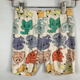Size 6-7 (120): Hanna Andersson White/Colorful Pokemon Print 2pc Shorty PJs