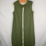 Size 6-12m: Parade Green/White Sleepsack