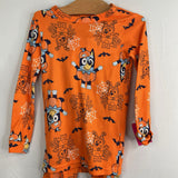 Size 6: Bluey Orange/Blue Halloween 2pc PJs