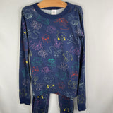 Size 10 (140): Hanna Andersson Navy/Multi Pokemon Organic Cotton 2pc PJs