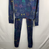 Size 10 (140): Hanna Andersson Navy/Multi Pokemon Organic Cotton 2pc PJs