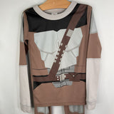 Size 8 (130): Hanna Andersson Brown/Multi Mandalorian 2pc PJs REDUCED