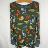 Size 9-10: Little Sleepies Green/Multi Dinosaur Bamboo 2pc PJs