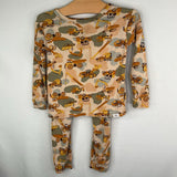 Size 2: Gap Orange/Green/Multi Construction Vehicles 2pc PJs