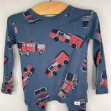 Size 2: Gap Blue/Red Firetruck 2pc PJs