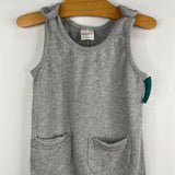 Size 3 (90): Hanna Andersson Grey Cozy Tank Romper