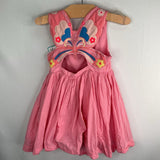 Size 2-3: Mini Boden Pink Butterfly Back Tank Dress
