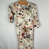 Size NB: Lou Lou White/Multi Floral Nighty Pjs