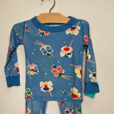 Size 2 (85): Hanna Andersson Blue/Multi Fairies 2pc PJs
