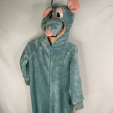 Size 2: Pixar Ratatouille "Remy" Onesie/Paws 3pc Costume
