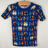 Size 5 (110): Hanna Andersson x Star Wars Blue/Rainbow Storm Trooper 2pc Shorty PJs