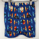 Size 5 (110): Hanna Andersson x Star Wars Blue/Rainbow Storm Trooper 2pc Shorty PJs