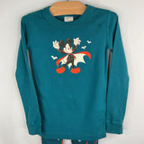 Size 5 (110): Hanna Andersson x Disney Blue/Multi Dracula Mickey Mouse 2pc PJs