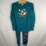 Size 5 (110): Hanna Andersson x Disney Blue/Multi Dracula Mickey Mouse 2pc PJs