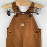 Size 2: Carhartt Brown Canvas Overalls